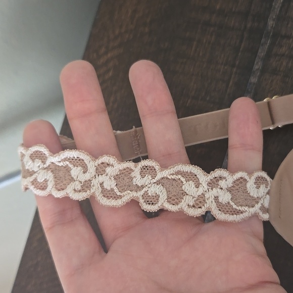 Natori Beige/Cream Pure Luxe Full Fit Contour Underwire Bra Size 34DD - Picture 3 of 9